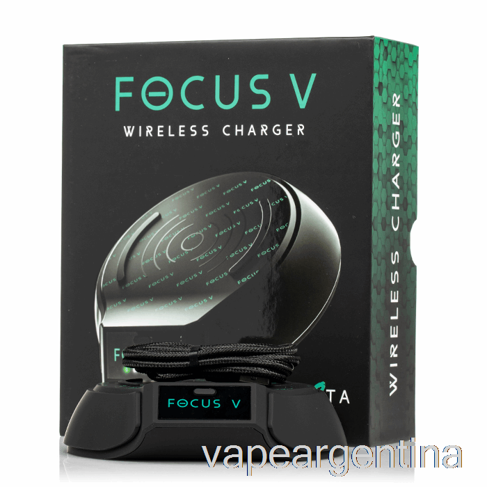 Cargador Inalambrico Focus V Carta 2 Negro Vape Argentina